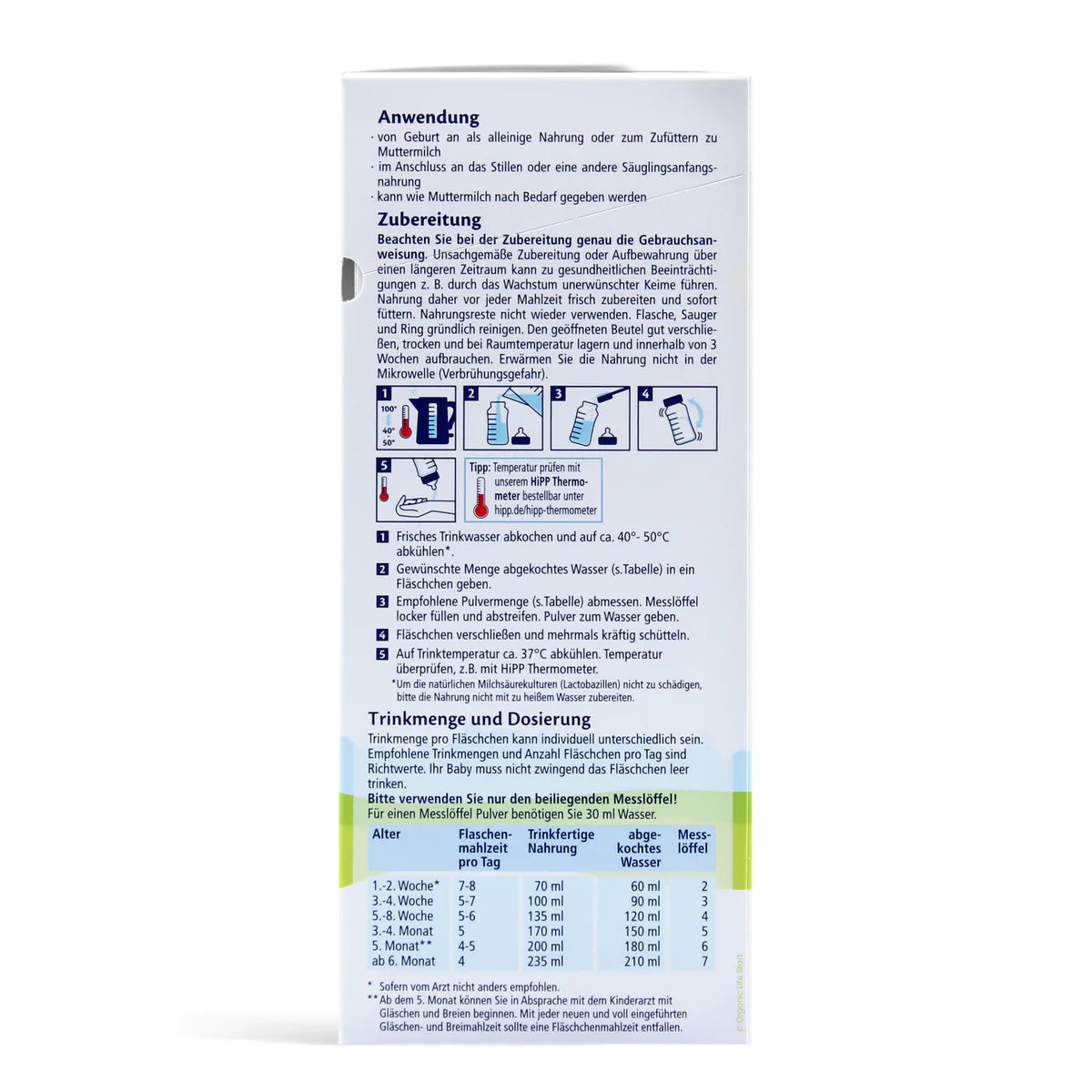 HiPP Pre Combiotic Organic Baby Formula German (600g)