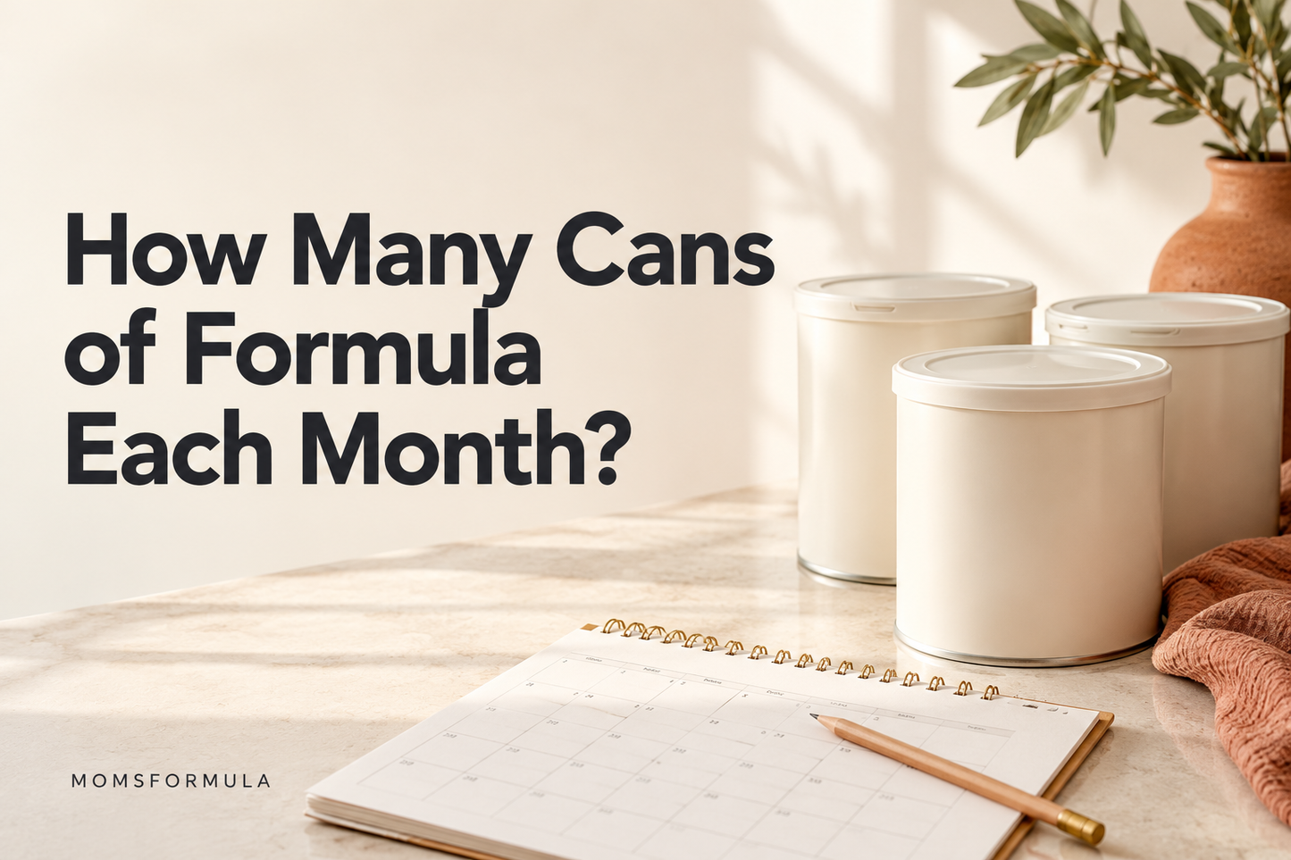 How Many Cans of Formula Do You Need Each Month?