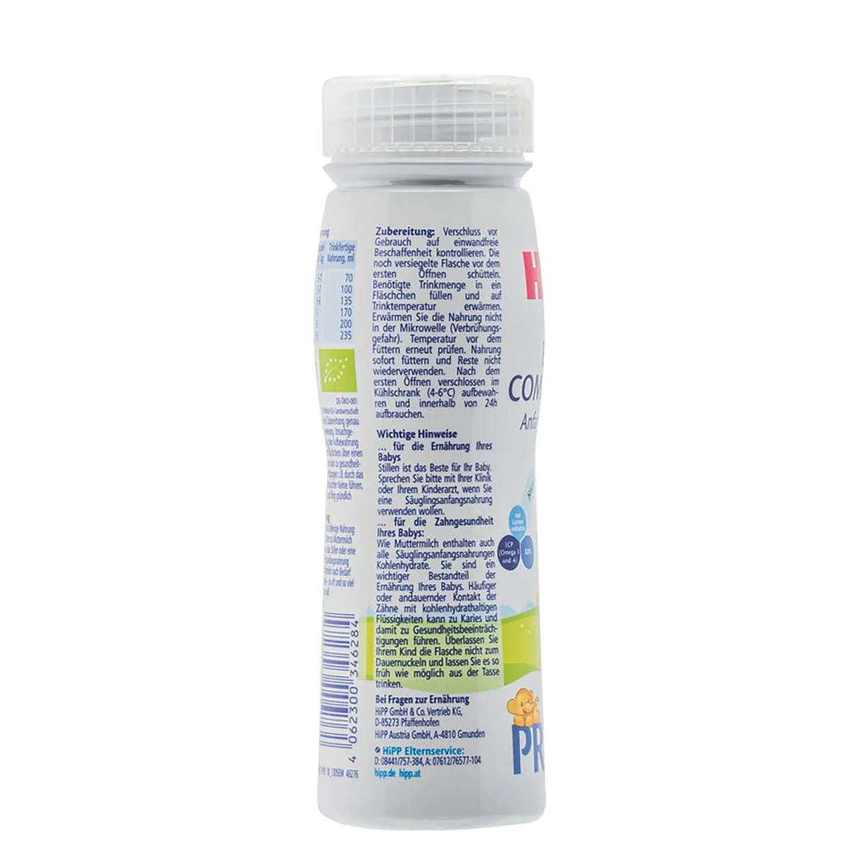 
                  
                    Hipp Combiotik PRE Ready To Feed Liquid Milk - 200ml ( Expiration Date : 6/25/2025 )
                  
                