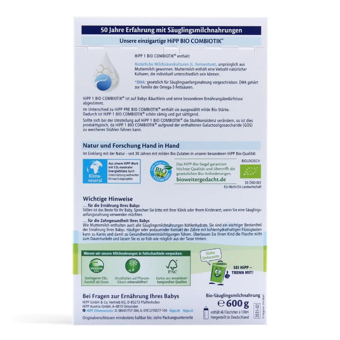 
                  
                    HiPP Stage 1 Combiotic Infant Milk Formula by euromallusa
                  
                