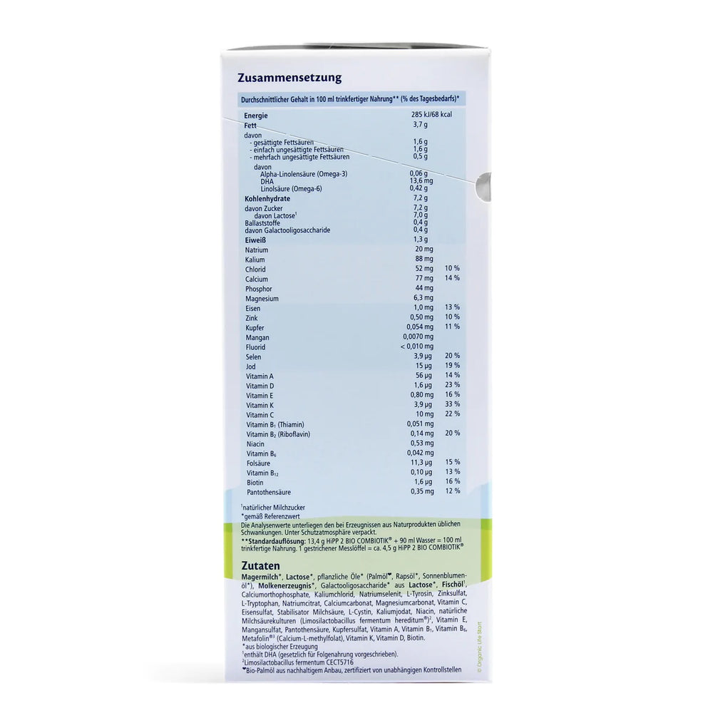 
                  
                    HiPP German Stage 2 No Starch - Combiotic Organic Baby Formula (600g)
                  
                