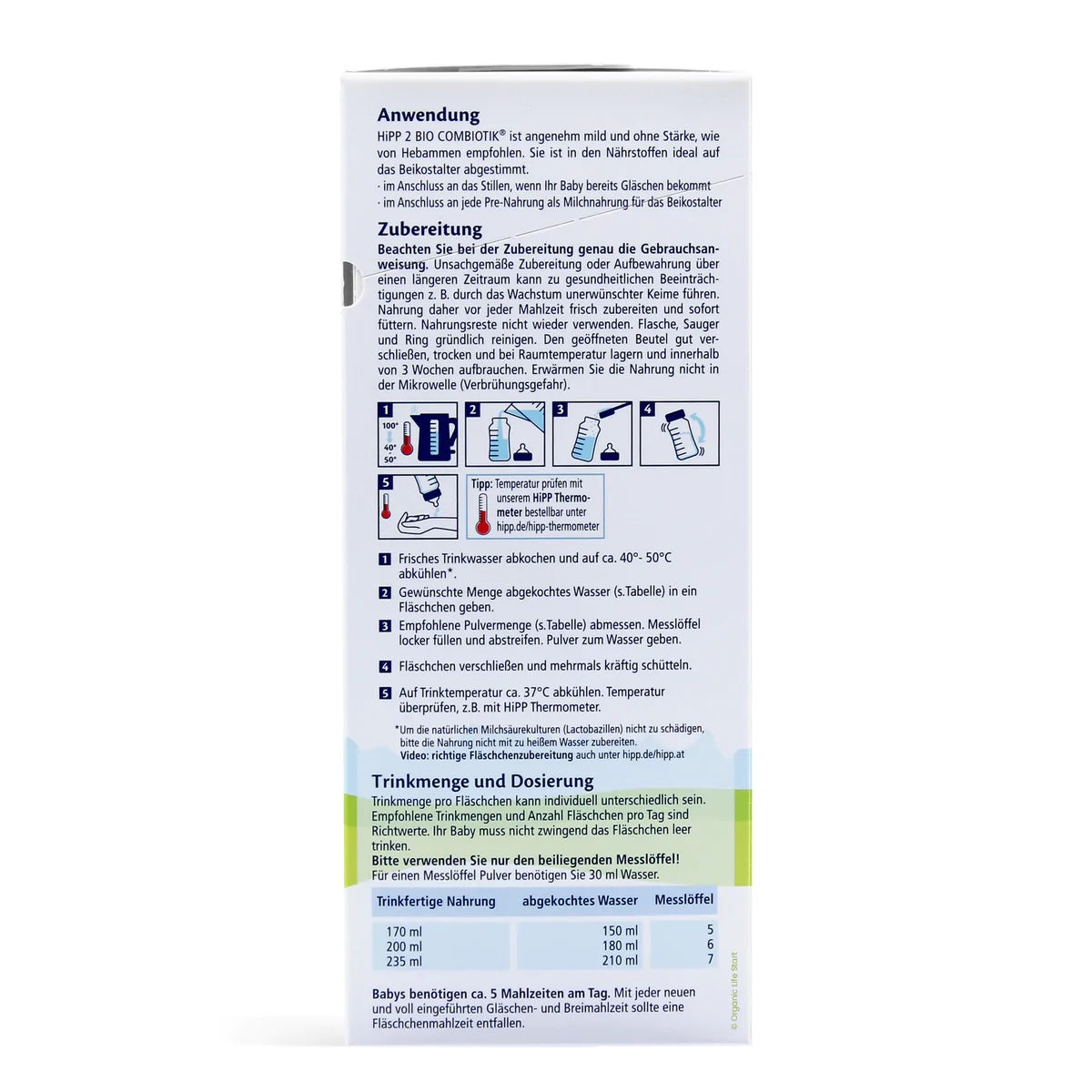 
                  
                    HiPP German Stage 2 No Starch - Combiotic Organic Baby Formula (600g)
                  
                