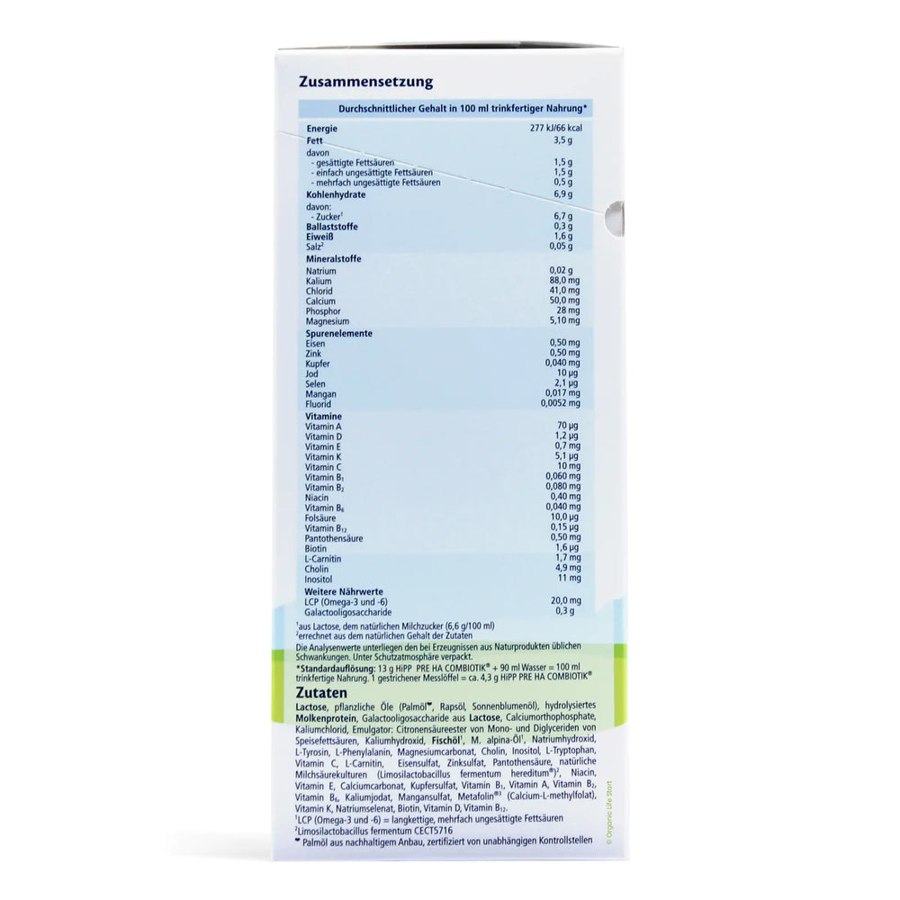 
                  
                    HiPP HA Germany Hypoallergenic Stage PRE Combiotic Infant Milk Formula (600g)
                  
                