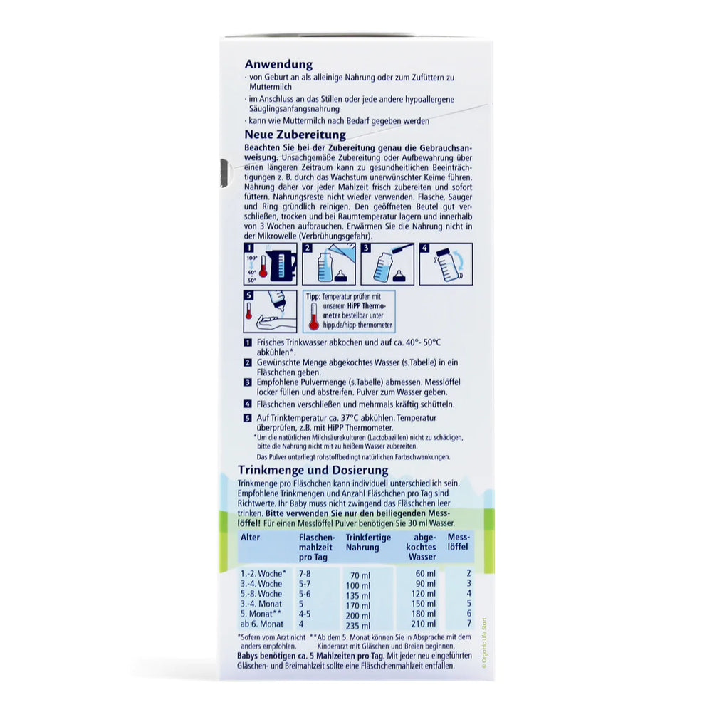 
                  
                    HiPP HA Germany Hypoallergenic Stage PRE Combiotic Infant Milk Formula (600g)
                  
                